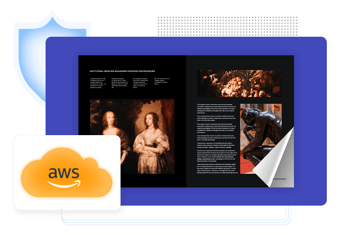 FlipHTML5 से निर्मित ई-पुस्तकें Amazon Web Services (AWS) पर सुरक्षित रूप से होस्ट की जाती हैं।