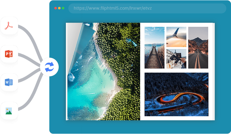 파일 및 이미지를 디지털 플립북으로 변환 FlipHTML5